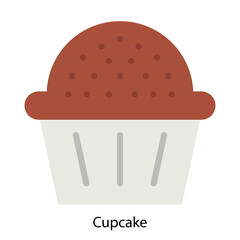 Cupcake icon vector illustration
