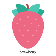 Strawberry icon vector illustration