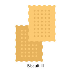 Biscuit III icon vector illustration