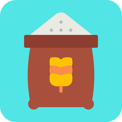 Flour Bag icon vector illustration
