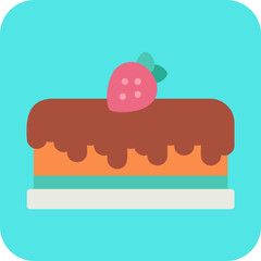 Cake II icon vector illustration