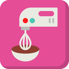 Flour Mixer icon vector illustration