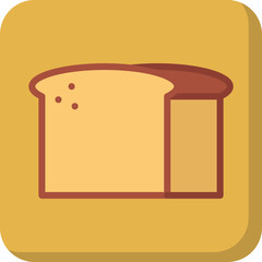 French Bread icon vector illustration