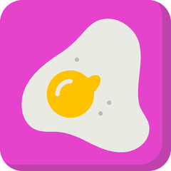 Fried Egg icon vector illustration