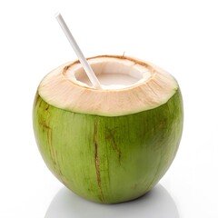 coconut on a white background isolated
