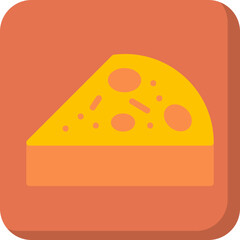 Slice of Pie icon vector illustration