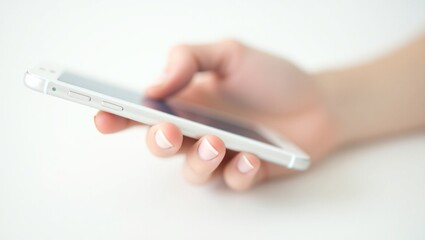 Fototapeta premium hand holding a thermometer