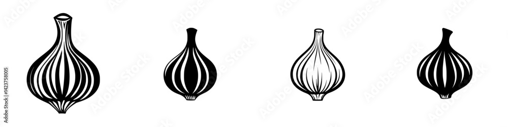 Aufkleber diverse collection of decorative icons showcasing various shapes and patterns in a minimalist style