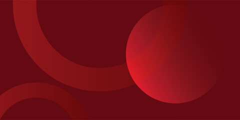Abstract red wavy background. Dynamic shapes composition. Vector illustration