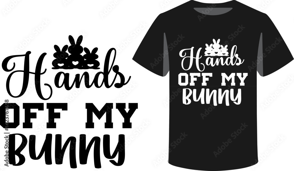 Fototapete typography and icon t-shirts design template with unique text
