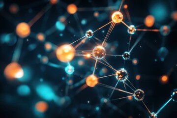 Molecular connections and interactions in a digital abstract representation