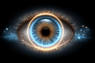 Circle of light uniting art, science, nature and spirituality