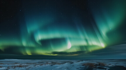 northern lights at night