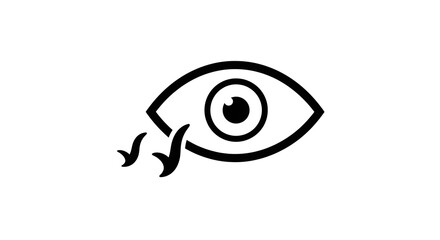Obraz premium Vector art presents an eye icon, an abstract eye design, and a cartoon eyeball illustration, all symbols of human vision