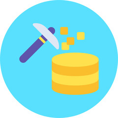 Data Mining icon vector illustration