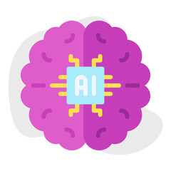 Machine Learning icon vector illustration