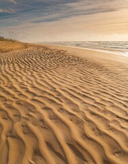 サラサラした砂浜の拡大テクスチャ