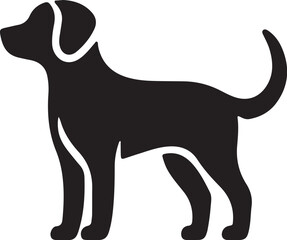 The dog simple icon. Vector ICON all icon Viktor,.