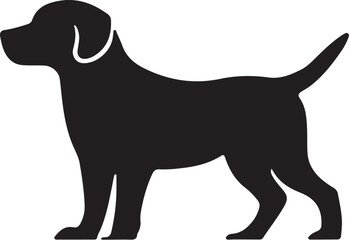 The dog simple icon. Vector ICON all icon Viktor,.