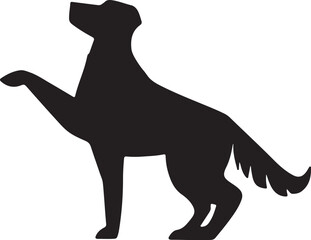 The dog simple icon. Vector ICON all icon Viktor