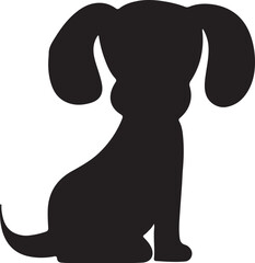 The dog simple icon. Vector ICON all icon Viktor