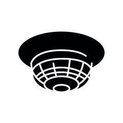 Smoke detector flat icon