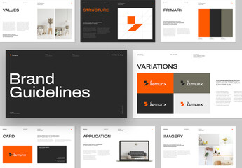 Minimal Brand Guideline Presentation