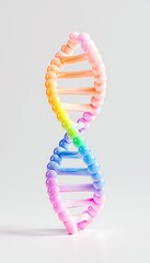 Rainbow DNA helix display