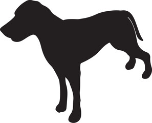 The dog simple icon. Vector ICON all icon Viktor