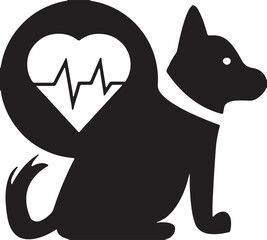 The dog simple icon. Vector ICON all icon Viktor.