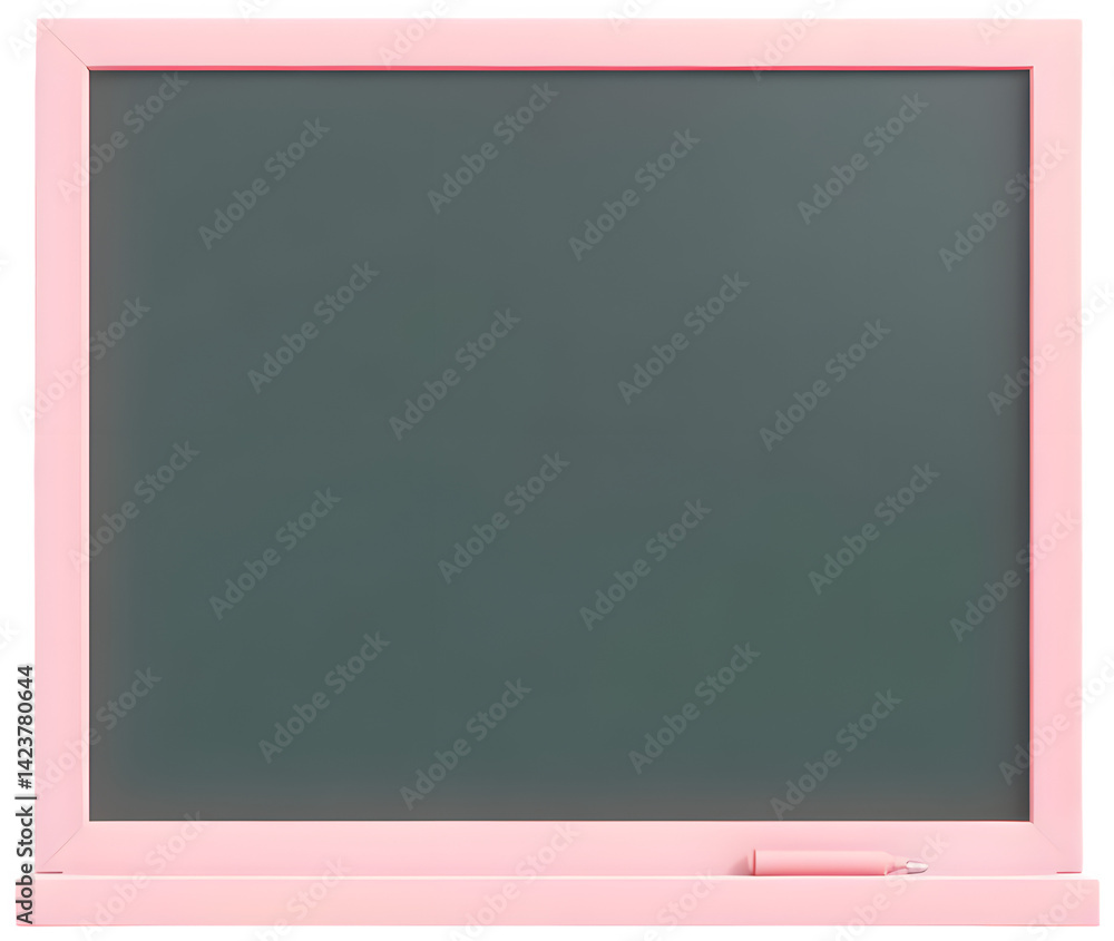 Wall mural 분홍색 프레임이 있는 칠판(a blackboard with a pink frame)
