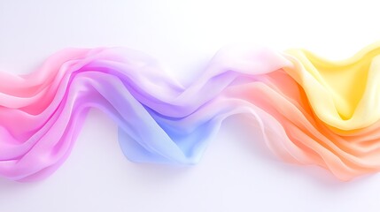 Rainbow Fabric Drape (1)