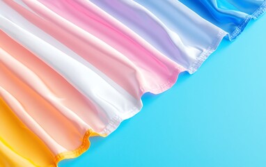 Rainbow Fabric Drape