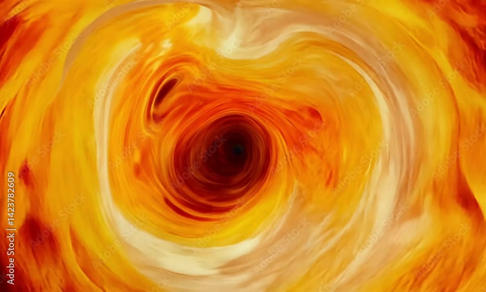 Aufkleber luminous circular shapes in warm golden hour tones made with generative ai technology