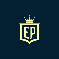 initials law firm logo design vector