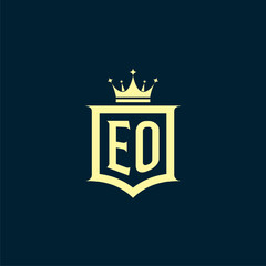 initials law firm logo design vector