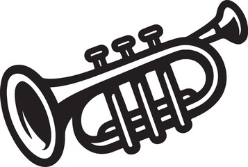 trumpet vector illustration © Agus