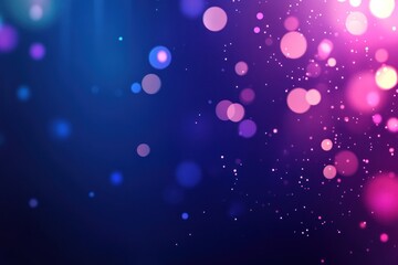 Pink and blue bokeh lights background