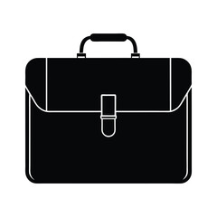 Briefcase silhouette vector illustration 