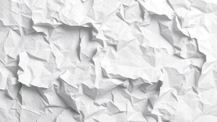 Obraz premium Artistic illustration of crumpled paper, perfect for product presentation on folders, cards or posters. Unique and creative texture, perfect for marketing and background design.