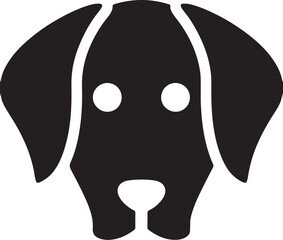 The dog simple icon. Vector ICON all icon Viktor.