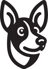 The dog simple icon. Vector ICON all icon Viktor.