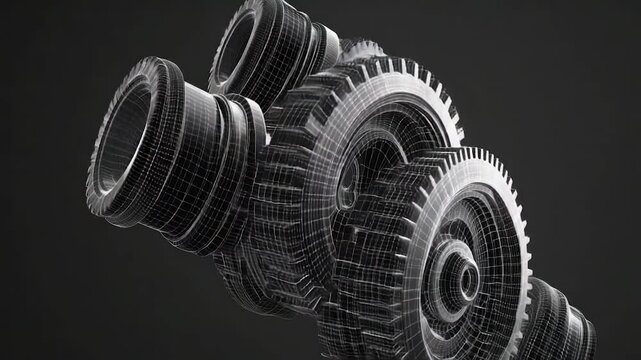 Interlocking Gears, Wireframe Design