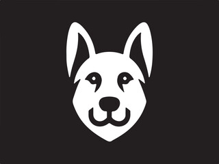 The dog simple icon. Vector ICON all icon Viktor.
