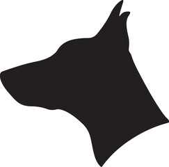 The dog simple icon. Vector ICON all icon Viktor.