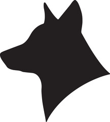 The dog simple icon. Vector ICON all icon Viktor.