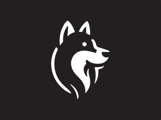 The dog simple icon. Vector ICON all icon Viktor.