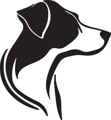 The dog simple icon. Vector ICON all icon Viktor.