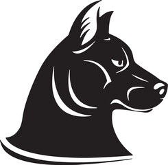 The dog simple icon. Vector ICON all icon Viktor.