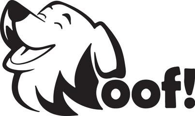 The dog simple icon. Vector ICON all icon Viktor